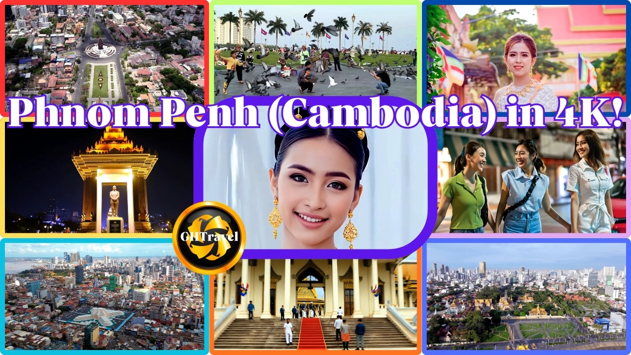 The best aerial views of Phnom Penh (Cambodia) in 4K!