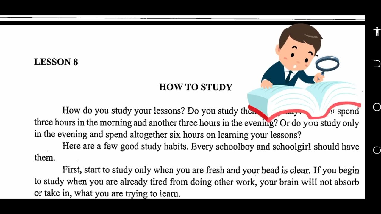 HOW TO STUDY? ||Grade 9|| lesson 8 by Rohingya