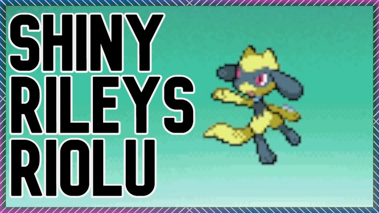 LIVE Shiny Rileys Gift Riolu Egg in 2,958 Hatches in Pokemon D/P/Pt!!!!!