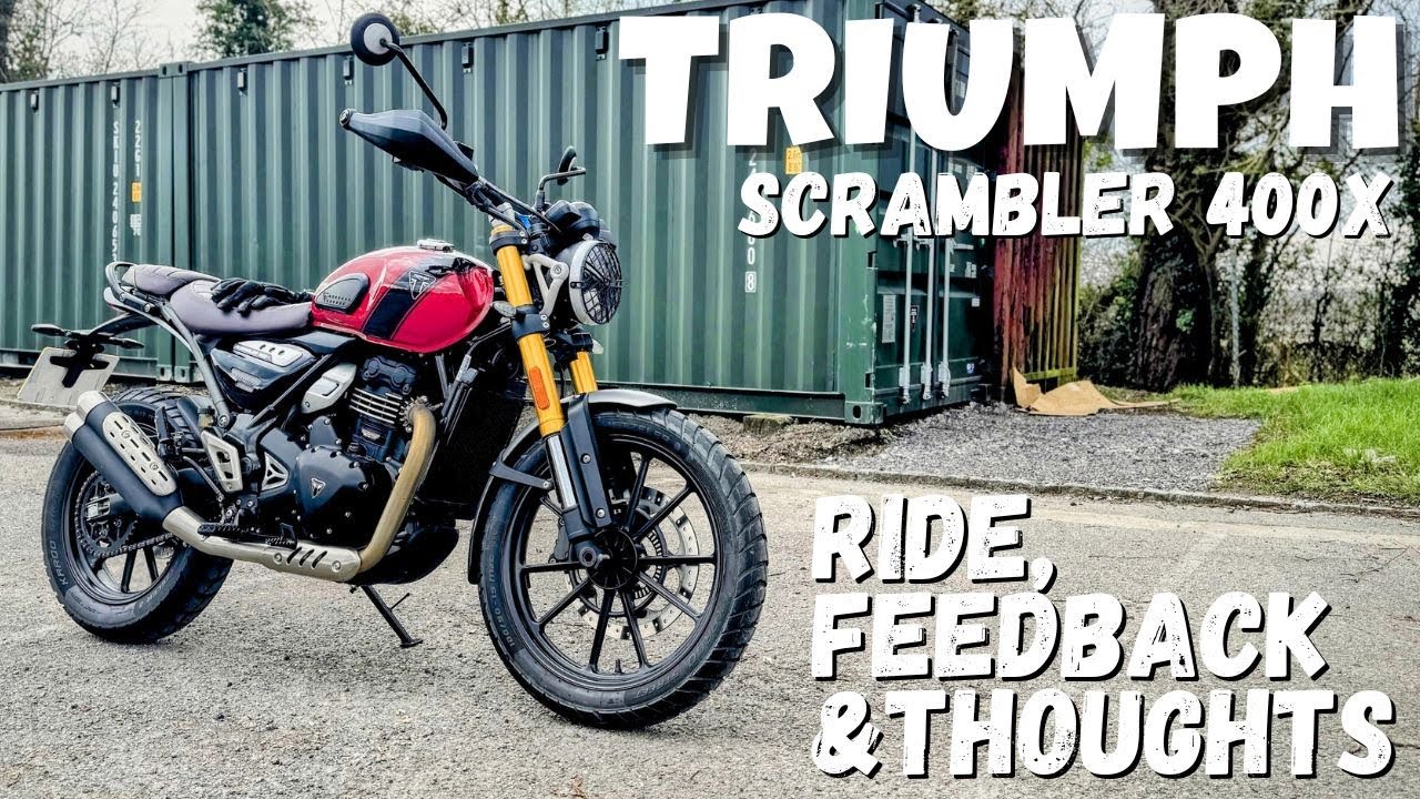 TRIUMPH SCRAMBLER 400X - First Ride, Feedback and Thoughts