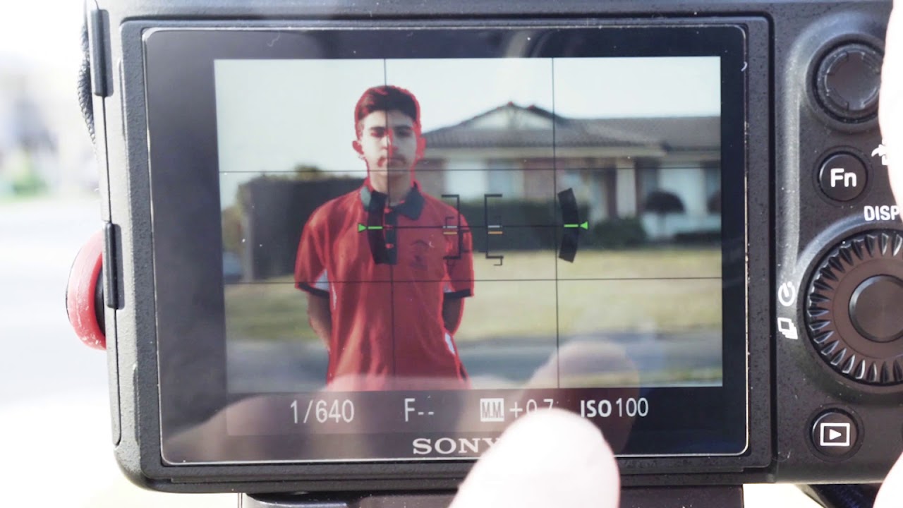 Focus peaking - shooting manual focus on Sony a6300, a6500, a7iii, a7riii, a7sii, a9