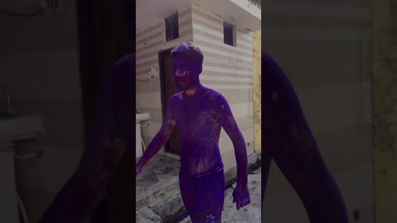 Happy holi 😂😂😂 full masti 😂