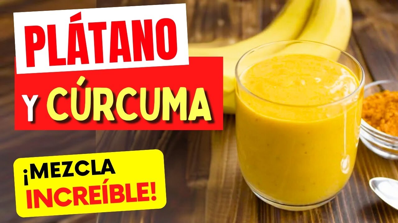 ¡INCREÍBLE! Mezcla PLÁTANO con CÚRCUMA y ¡MIRA LO QUE PASA!
