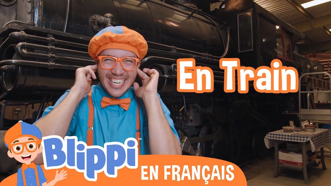 Blippi découvre les trains  | | Blippi en français | Vidéos éducatives pour enfants
