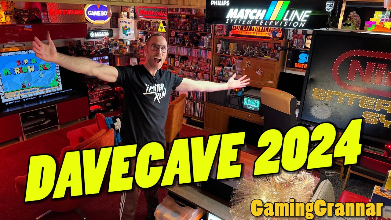 En rundtur i spelsamlingen 2024!  -  Game Room Tour 2024