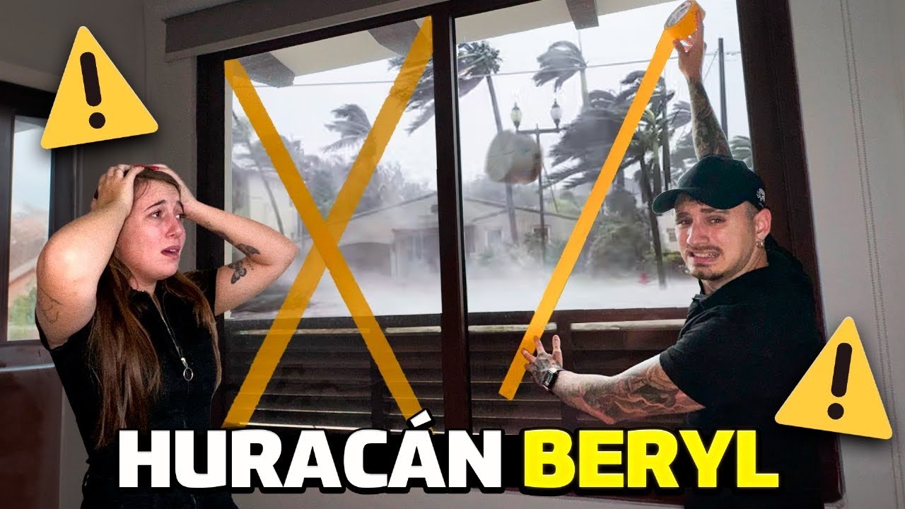 NOS PREPARAMOS PARA EL HURACÁN BERYL 😭🇲🇽 **tenemos miedo**