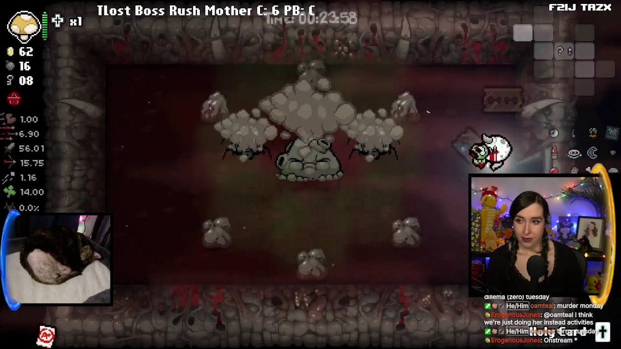 Tainted Lost Boss Rush Mother Streaks!!