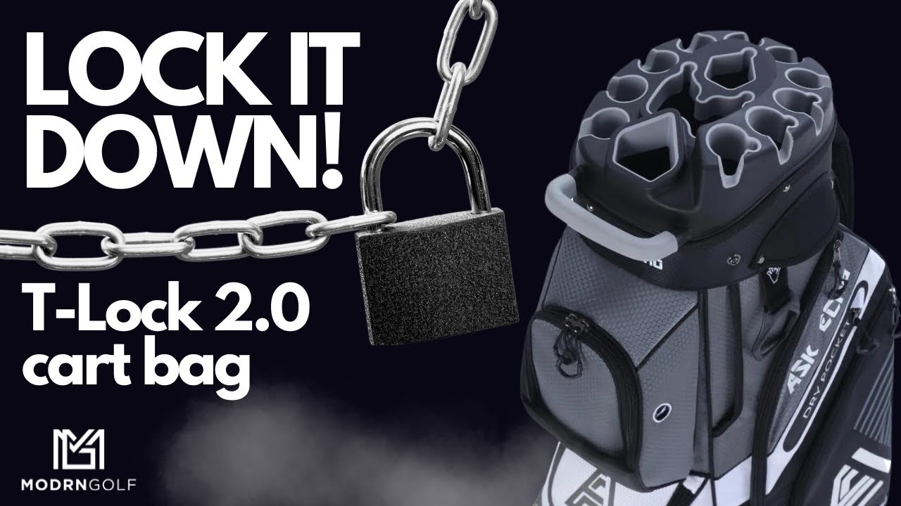 T LOCK 2.0 cart bag is one of the best golf bags in 2024 // best cart bag 2024 // 2024 bag review