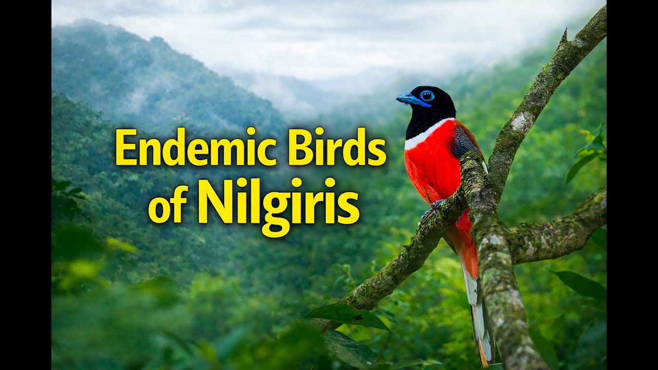 Endemic Birds of Nilgiris | Ooty &bull; Coonoor &bull; Kotagiri | Western Ghats Birding in 4K