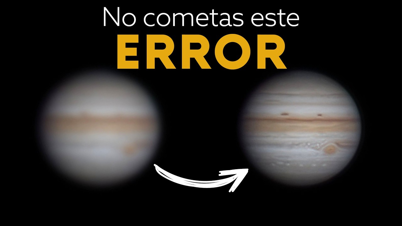 ¿Tu Telescopio NO SE VE NÍTIDO? Puede que estés cometiendo este ERROR