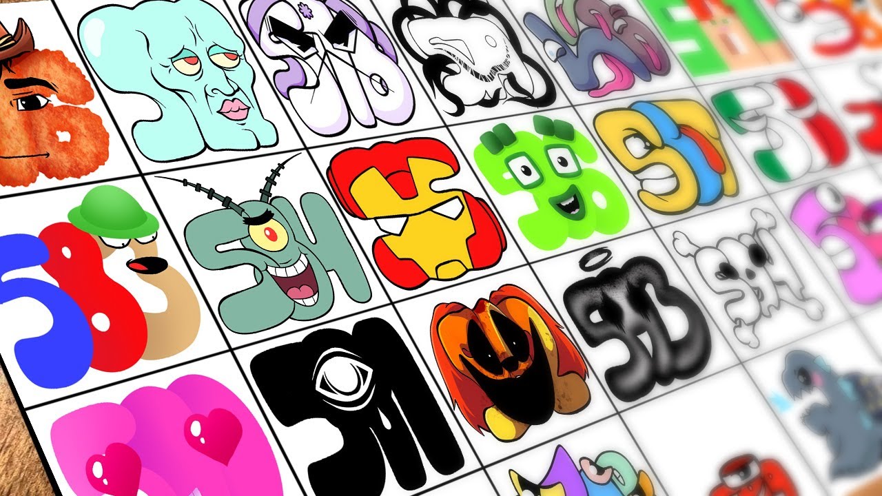 Drawing Number Lore 576-600 / How to draw Number Lore
