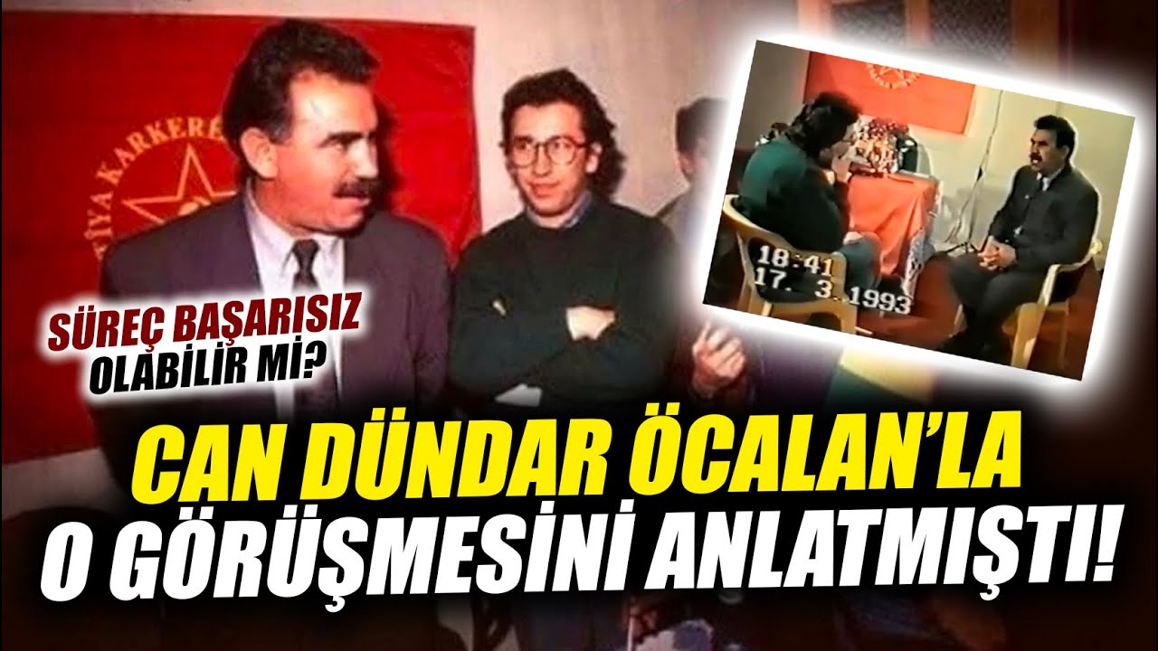 Can Dündar 1993'te Öcalan'la yaptığı görüşmeyi anlatmıştı. Süreç başarılı olmazsa ne olur?