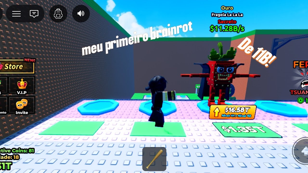 Meu primeiro brainrot mais de 10B! Fuja do tsunami para Brainhot 