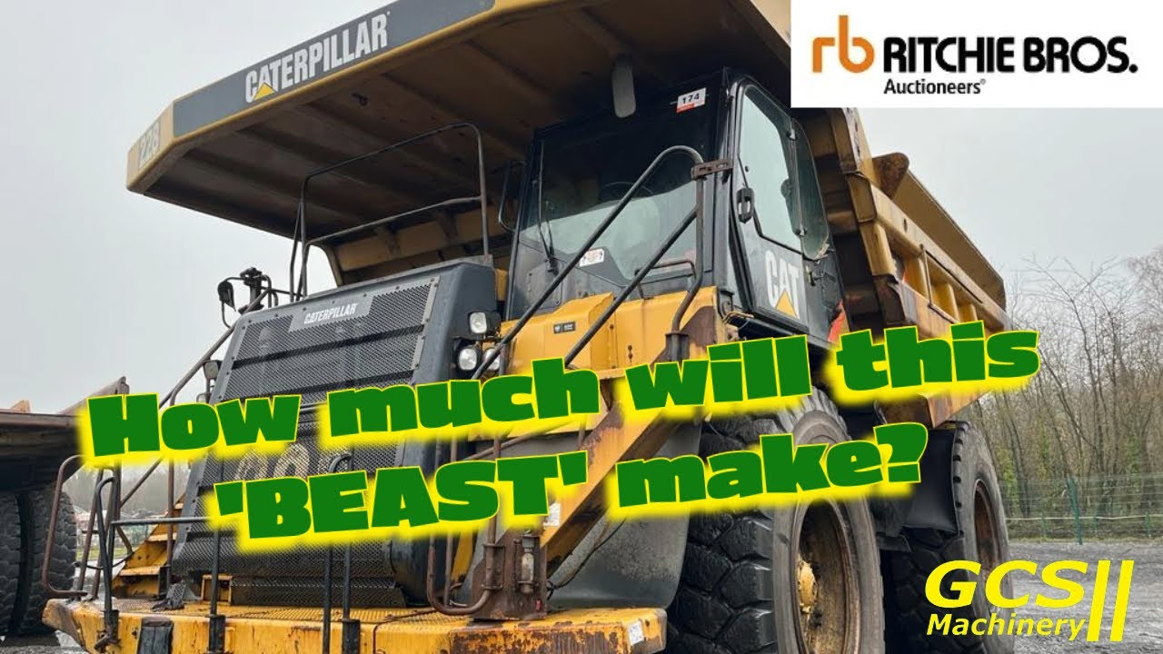 Аукцион Ritchie Bros Maltby — Сколько будет стоить этот CAT777 на аукционе?