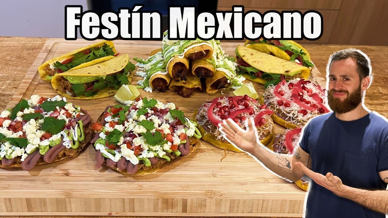 Como hacer Tacos, Flautas, Sopes y Tostadas - Festín Mexicano