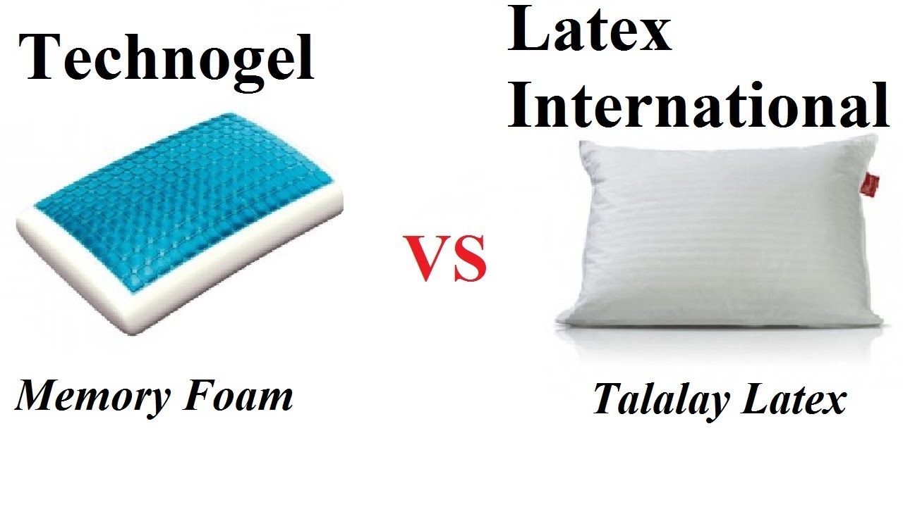 Gel / Memory Foam vs Latex - Technogel vs Latex International