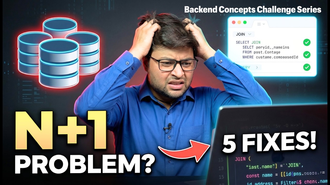 🔴 N+1 Query Problem | Fix this in your backend Project | Backend Challenge Series