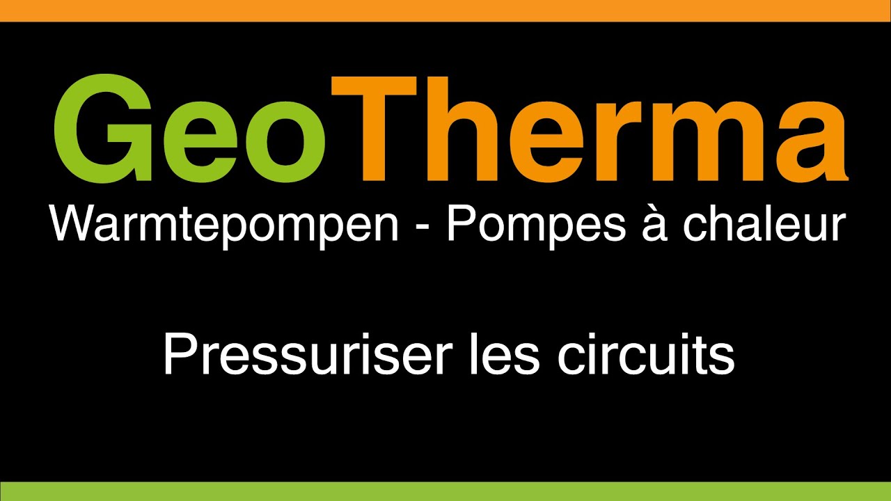 Pressuriser les circuits
