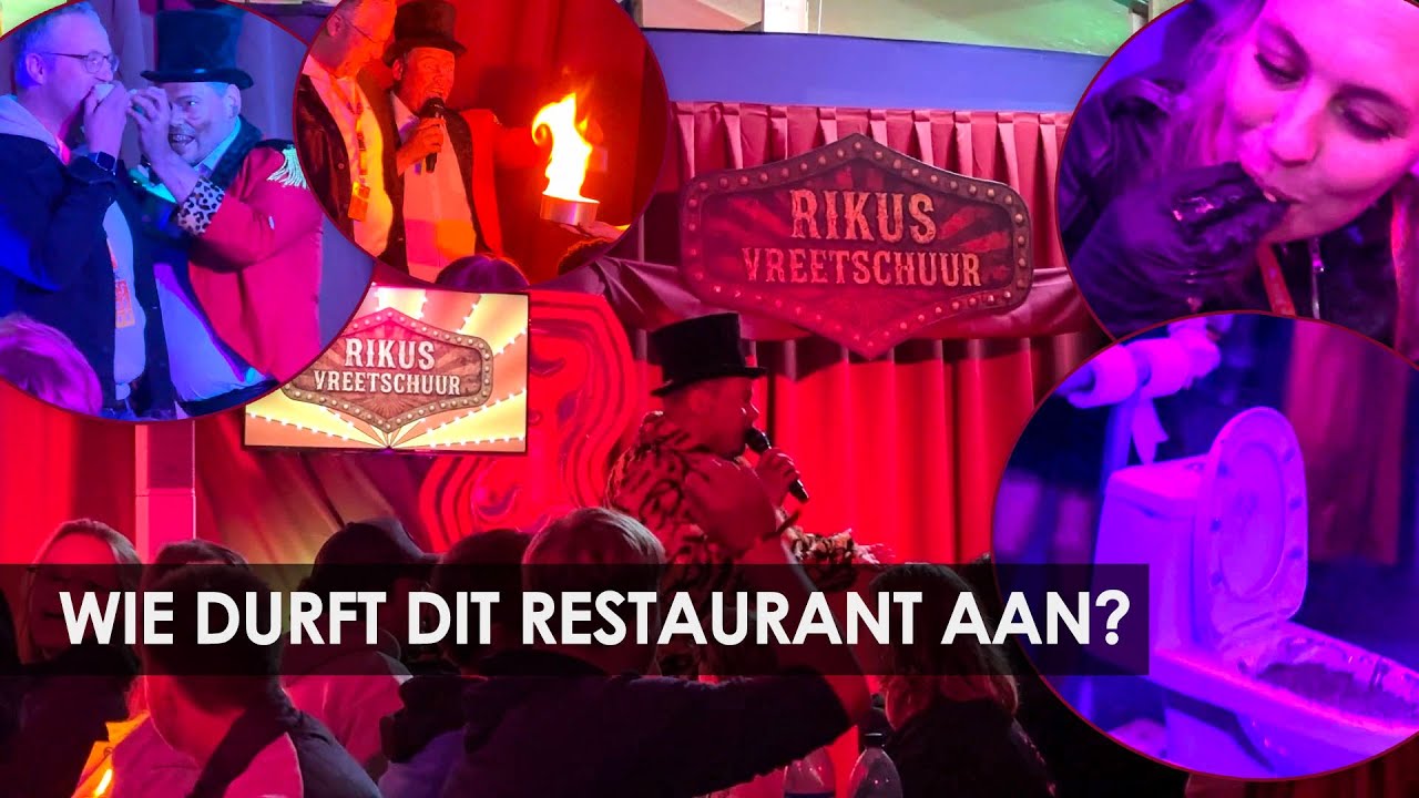 Bizar horror-restaurant: Rikus Vreetschuur tijdens Halloween 2025 in Drouwenerzand Attractiepark