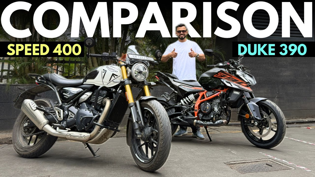 Triumph Speed 400 vs KTM Duke 390 | Detailed Comparison | Mileage, Performance, Comfort, Price 🔥