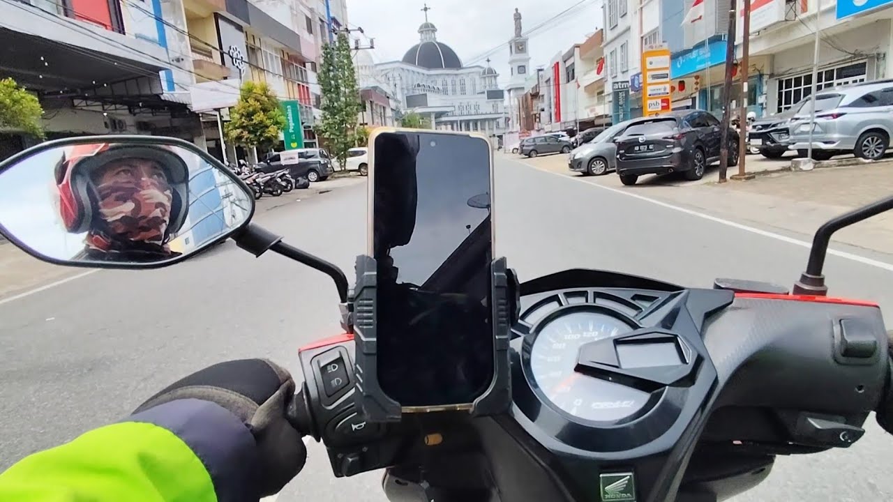 RIDING PAGI KOTA PONTIANAK - GEREJA KATEDRAL - JL. K. H. Ahmad dahlan