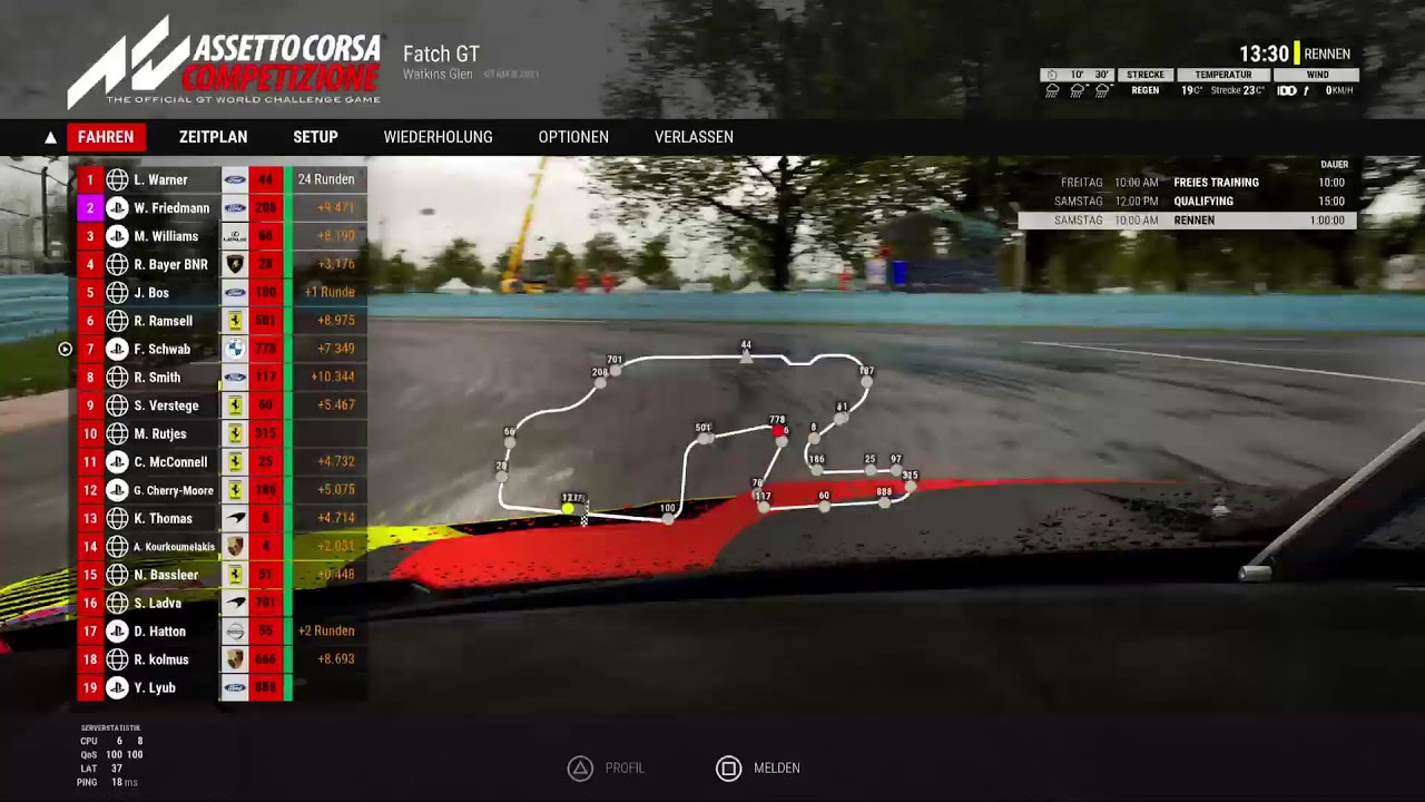 ACC | Fatch GT | 60 Minuten Watkins Glen | AMR V8 GT3