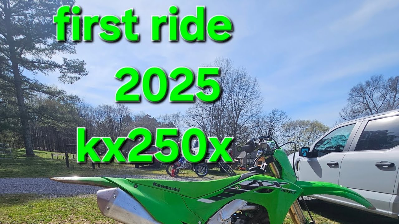 First day riding the kx250x