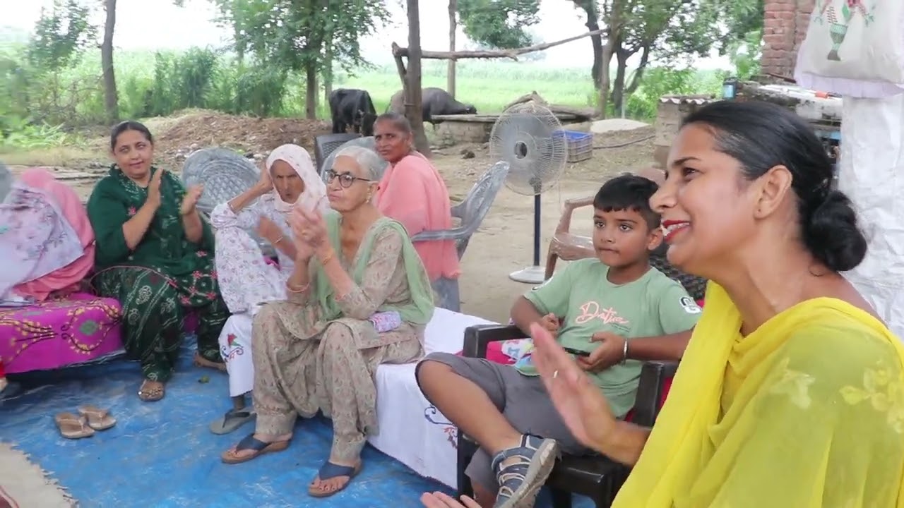 ਤੀਆਂ ਦਾ ਤਿਉਹਾਰ ਮਨਾਇਆ ਪਿੰਡ ਅੰਬਾਲਾ ਜੱਟਾ ਵਿਖੇ  (Jass studio Dhugga.m.8968373233 live telecast)