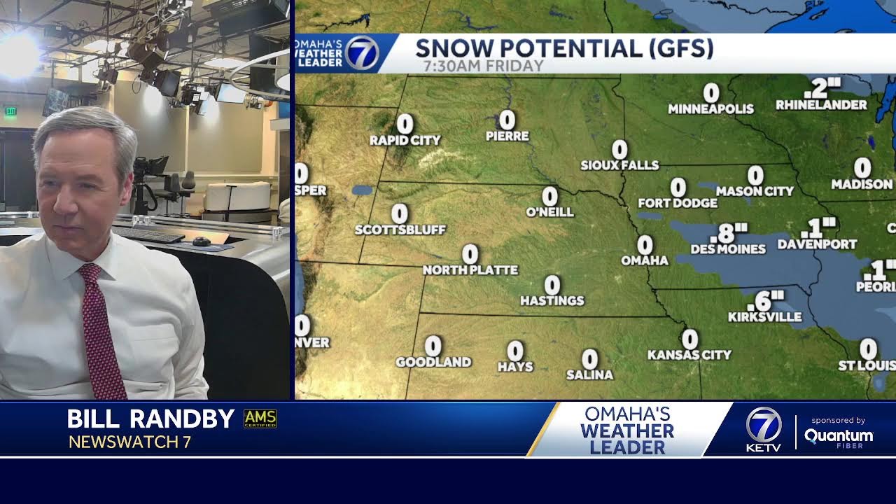 Tracking a few rain and snow showers into the evening