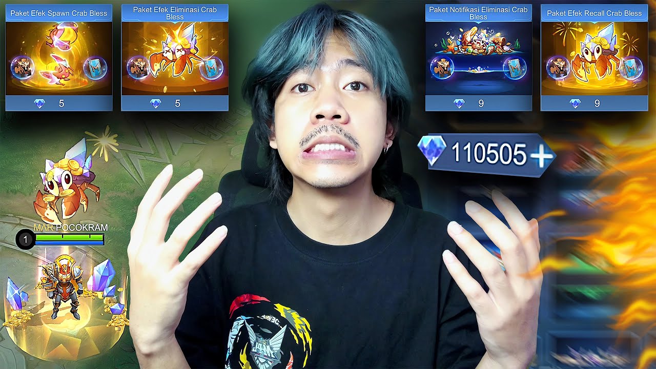 BORONG SEMUA EFEK BATTLEFIELD KEPITING KEREMI - Mobile legends