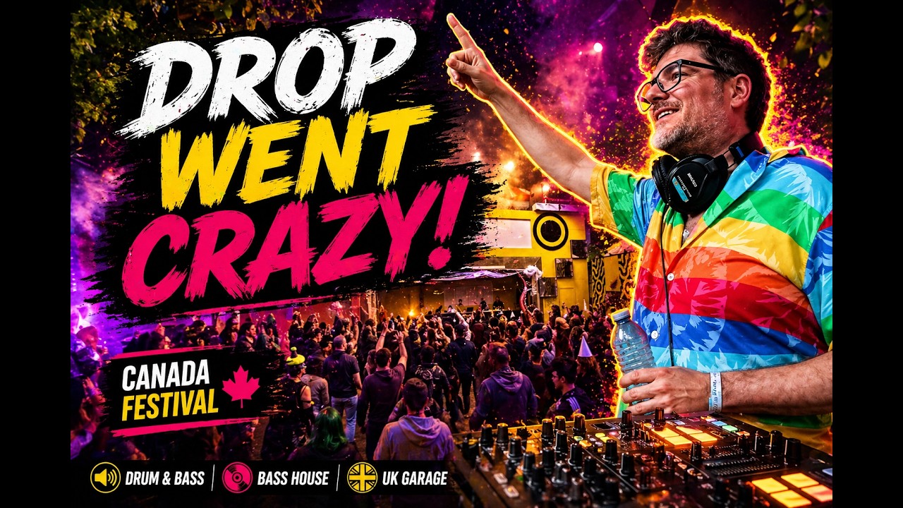 Festival Closing Drum n Bass DJ Set in Canada | Crowd Reaction & Slam Dance @ Tribunion Boreal 2024