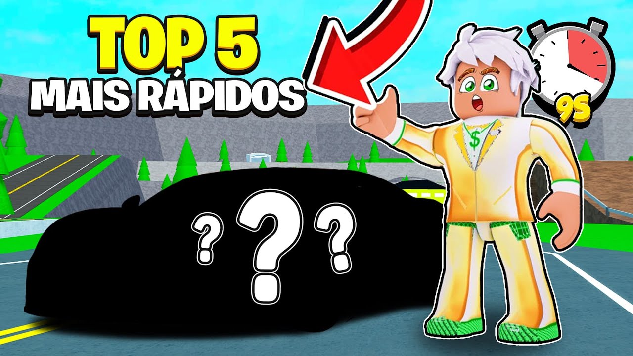 🛑 TOP 5 CARROS MAIS RÁPIDOS do Car Dealership Tycoon! (ATUALIZADO!)