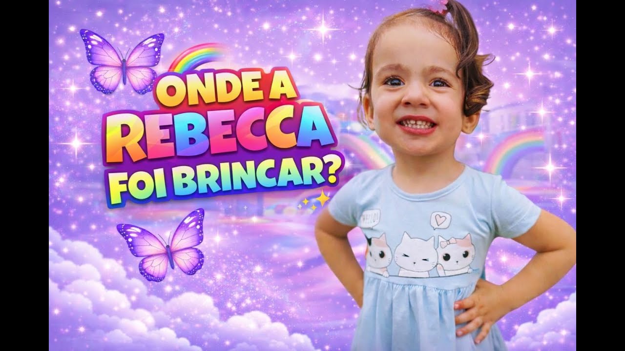 Onde a Rebecca foi brincar?