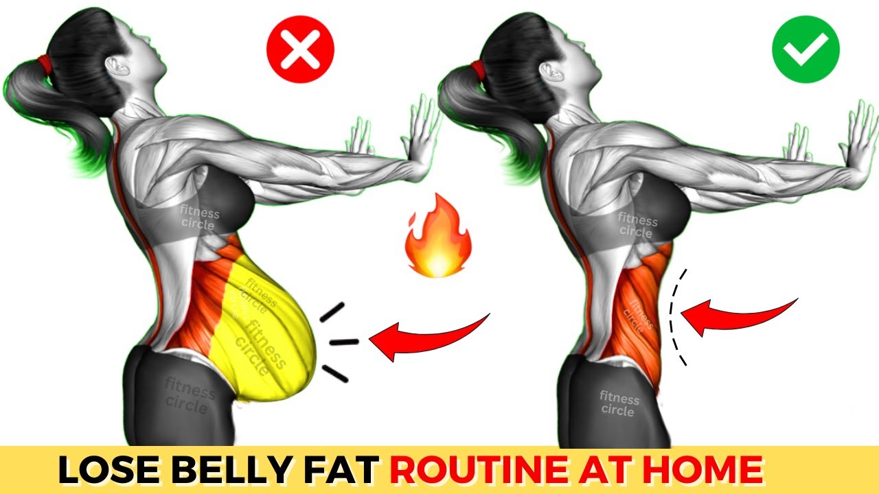 Do This 30-Min Every Morning For 1 Week to Get Flat Stomach ➜100% Guaranteed l STANDING Abs Exercise