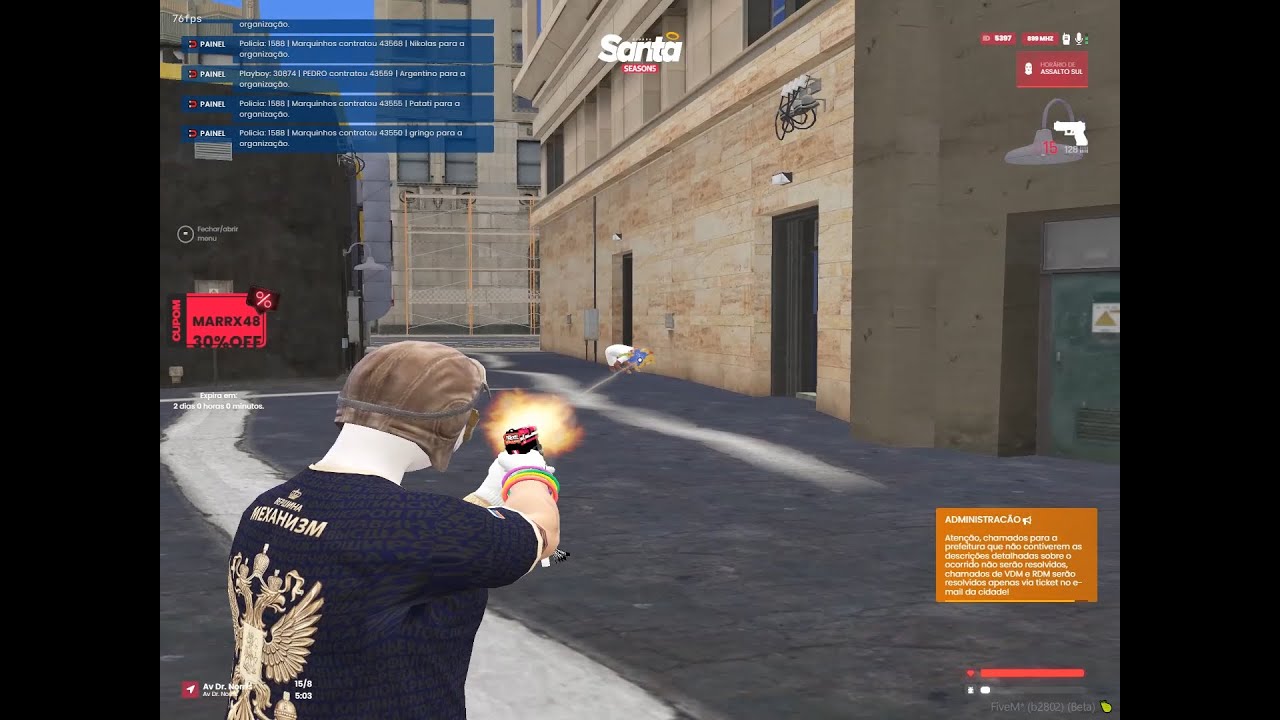 HighLight GTA RP 100% Cidade Santa