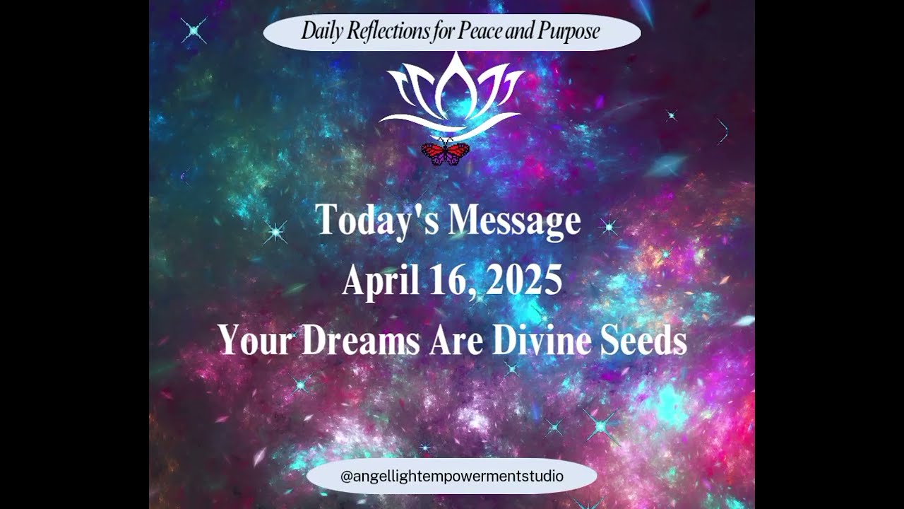 Your Dreams Are Divine Seeds #DreamWithPurpose #AlignedAction