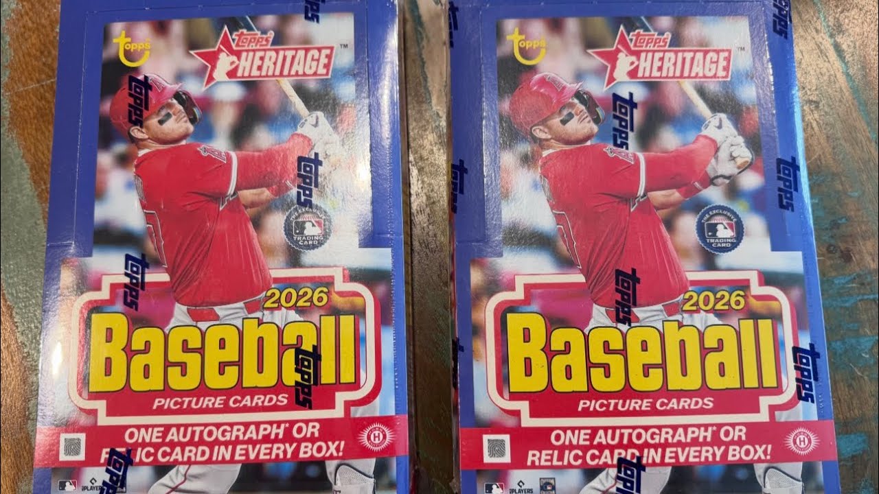 2026 Topps Heritage First Look - Rookie Hit! 🔥