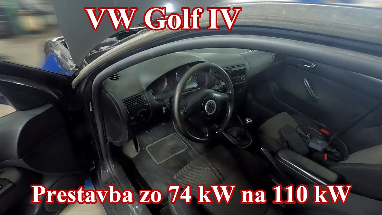 VW Golf IV. | prestavba zo 74 kW na 110 kW