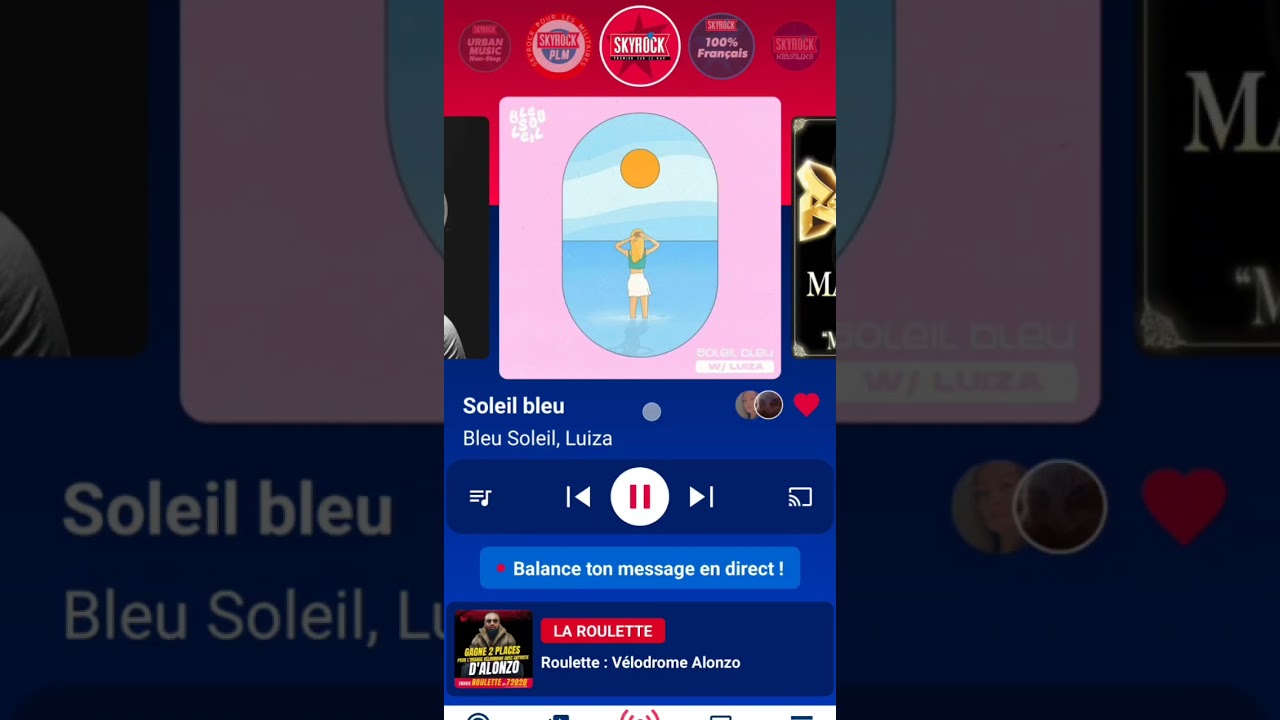 Bleu Soleil, Luiza Soleil Bleu (Version Skyrock)