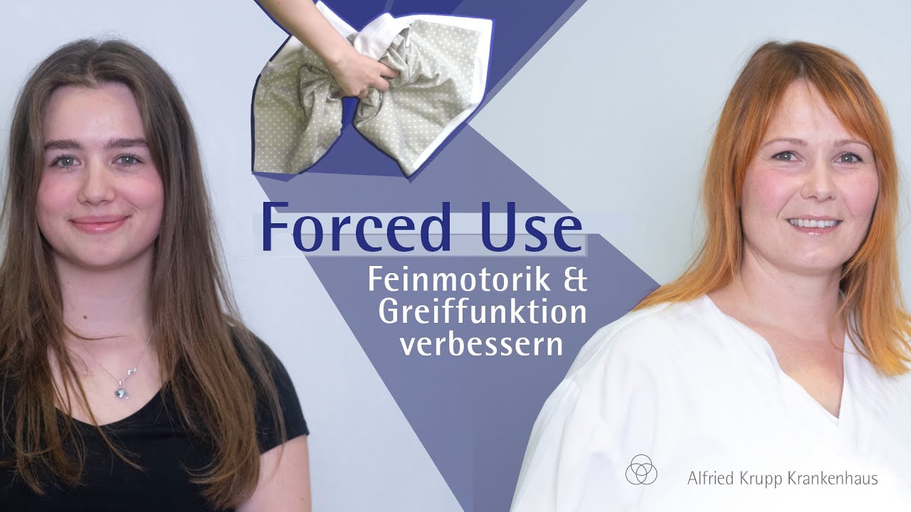 Ergotherapie für Zuhause: Forced Use Training für Feinmotorik und Greiffunktion