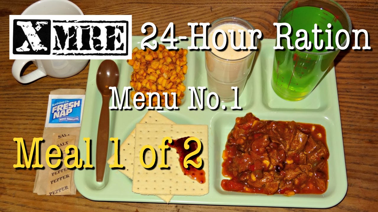 MRE Review: XMRE 3000XT 24HR Ration Menu No.1 (Meal 1 of 2)