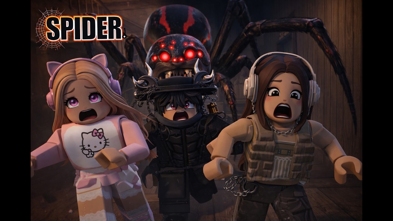 I Got CHASED by a Spider😨 #roblox