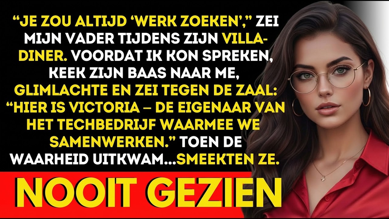 Mijn vader zei dat ik geen baan kreeg in de villa—later had ik techbedrijf.