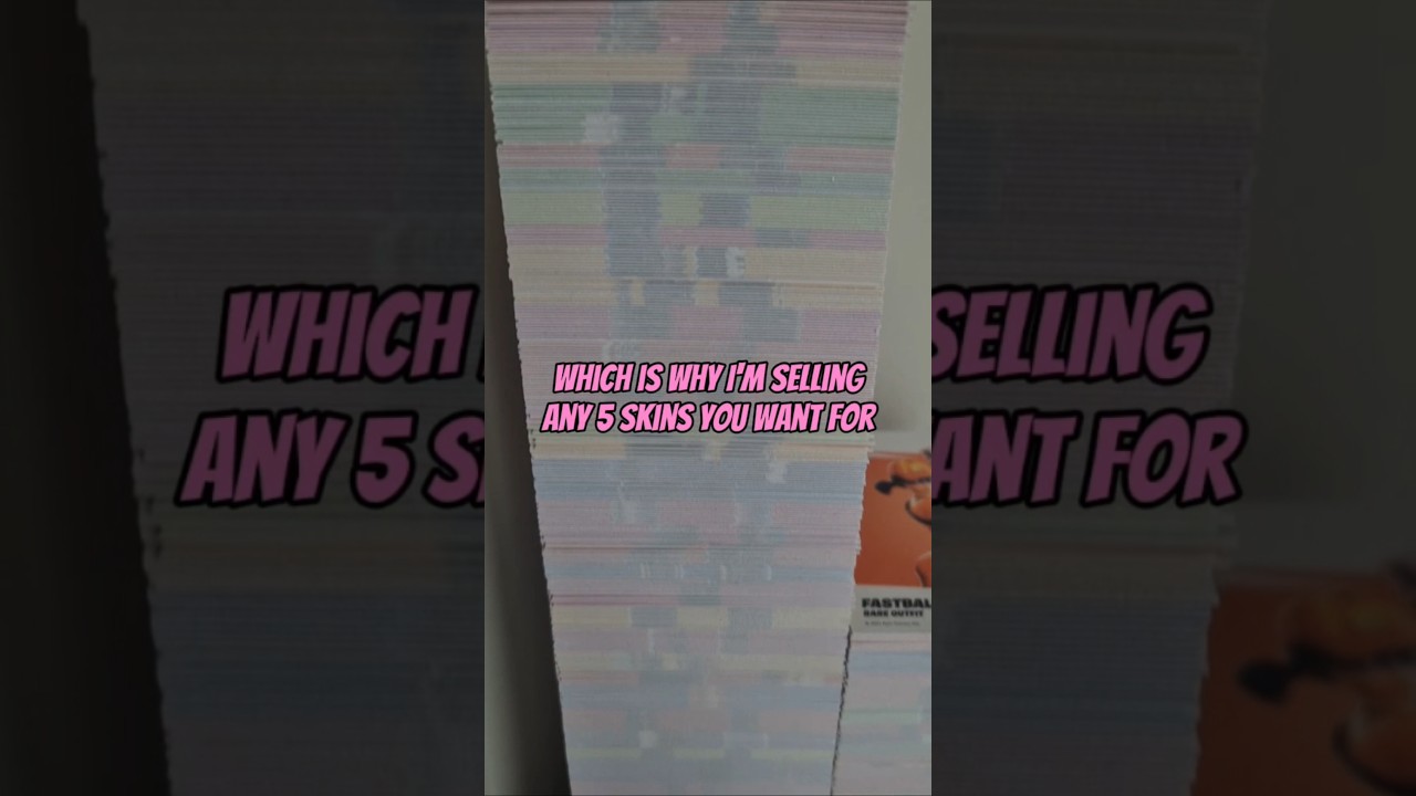 They're For Sale! #fortnite #tradingcards #fortniteskins