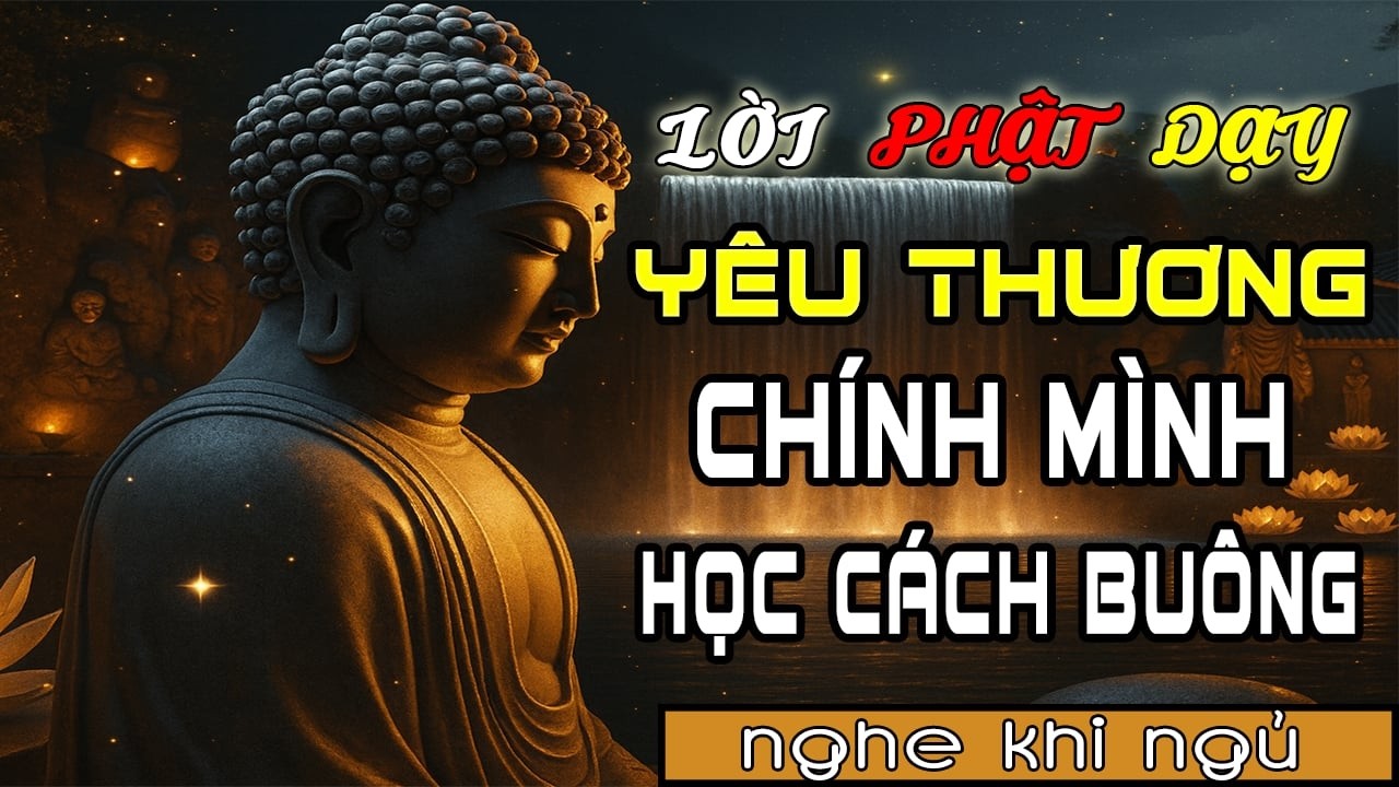 Lời Phật dạy: Hãy yêu thương chính mình và học cách buông bỏ giúp tâm an lạc