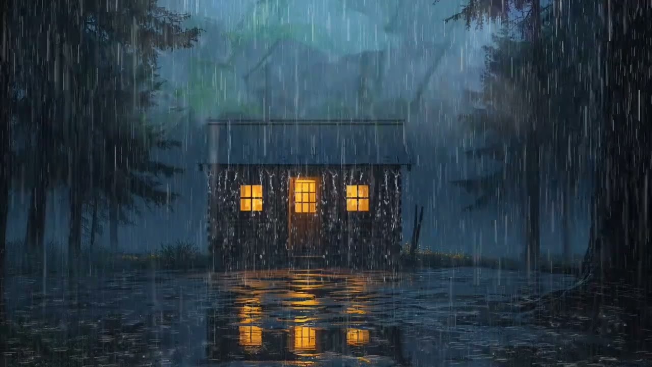 Gentle Rain ASMR Sleep | Calming Rain Ambience for Deep Rest, Peaceful Dreams, and Relaxation