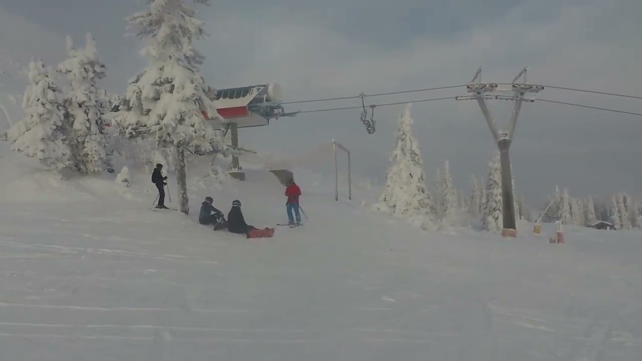 20260129 Afdaling op snowboard Trysil, Noorwegen