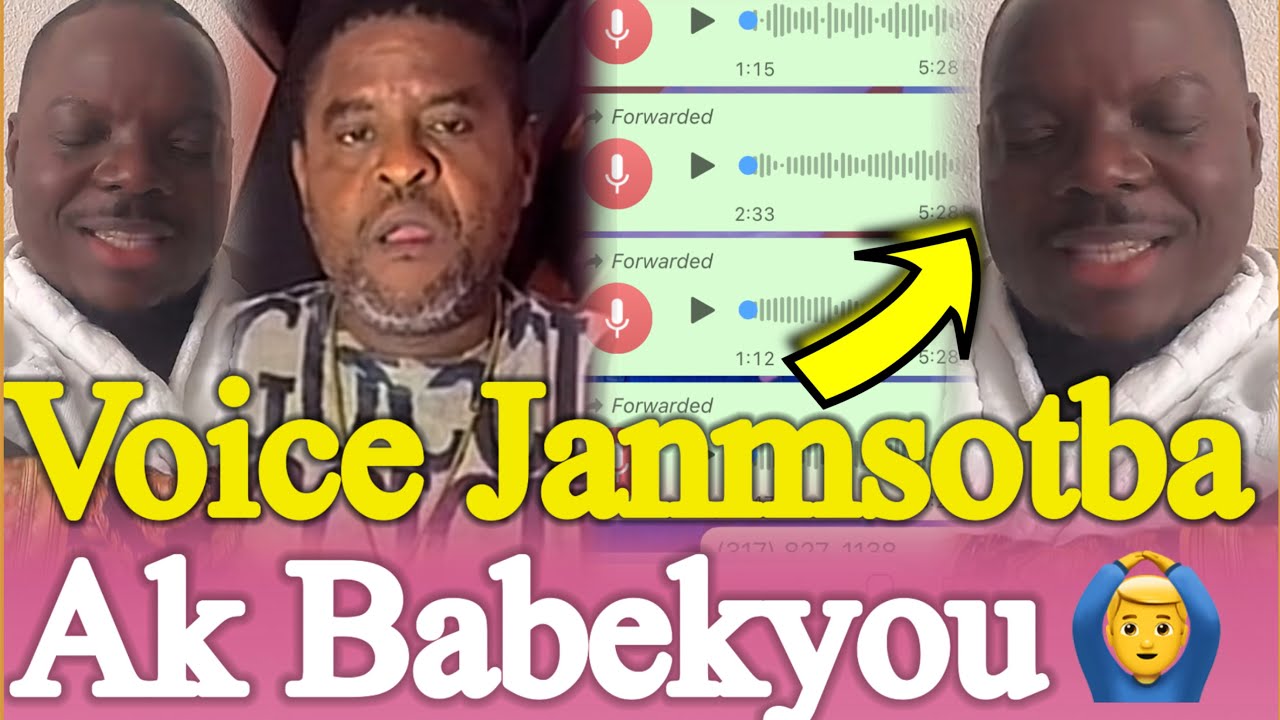 MEN VOICE YO🙆🏻&zwj;♂️BABEKYOU AVILI JANMSOTBA LIVE😳MEN TT PR&Egrave;V YO MET ELIKOPT&Egrave; A NAN KOURI🥱