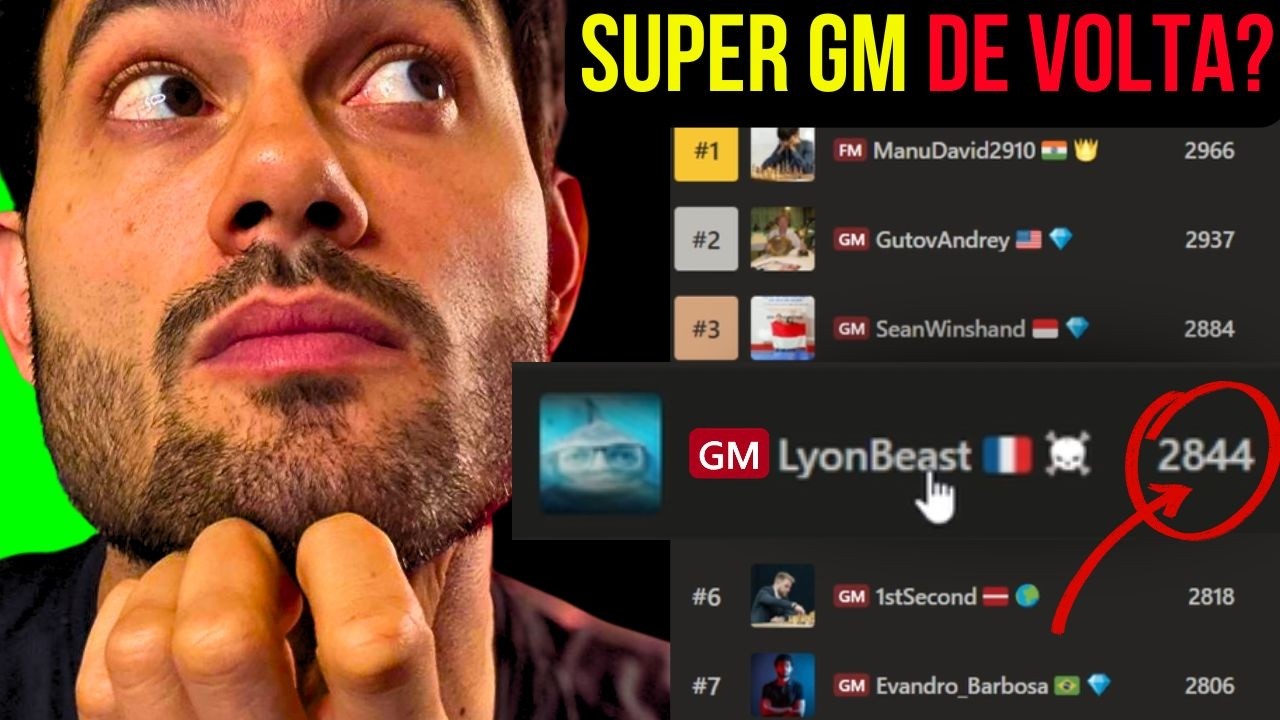 Um Super GM voltou ao ranking do Chess.com!
