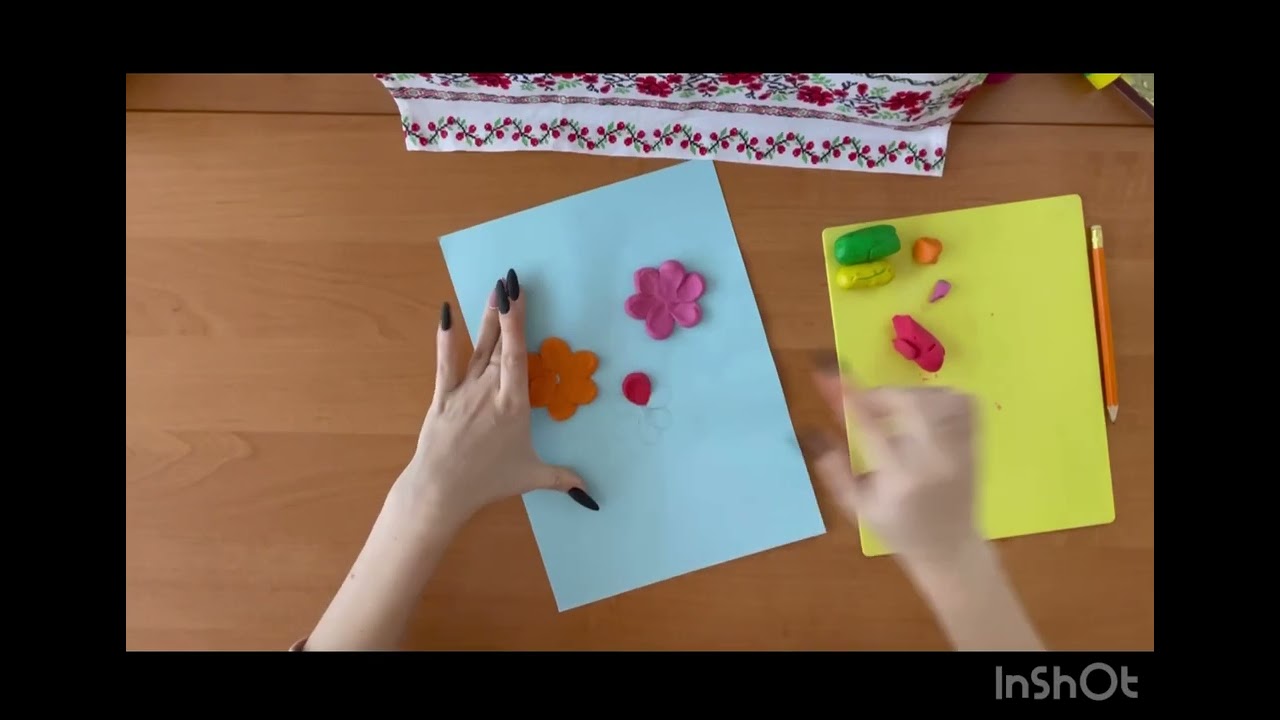 Ліплення барельєфне «Квіти»
